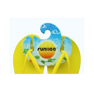 Custom Printing Cardboard Shoes Hangers Recycled Paper Material Eva Slipper