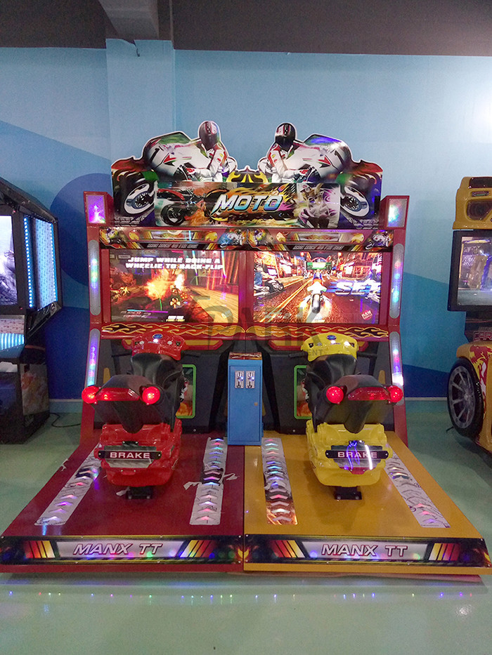 42 Inch Manx Tt Moto Racing Game Machine