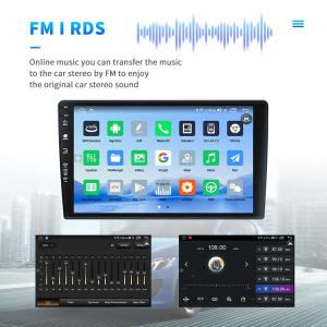Dashboard Placement 10 Inch 2.5D-IPS Screen Car Radio with Bluetooth and