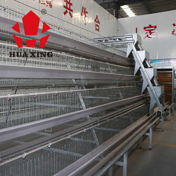 90/96/120/128/160 Birds Laying Poultry Chicken Cage System Farming A Type 3/4 Tiers Battery Layer Cage