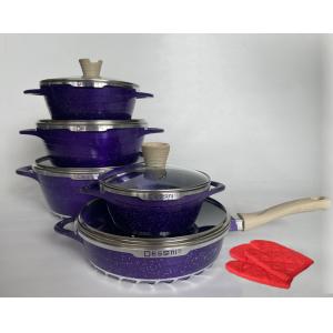 China Factory Direct pot set cookware set cooking kitchen aluminum die casting cookware sets on sale
