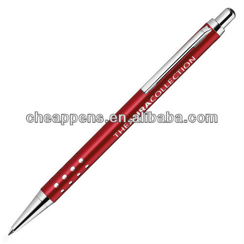 click metal pen with silicone grip, competitive price and quick delivery