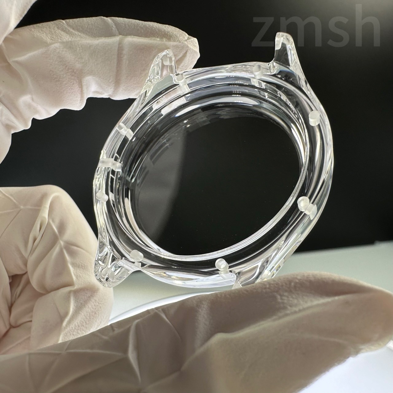 Sapphire Watch Case Al2O3 Windows High Transparency Single Crystal Materials Clear Great Polished