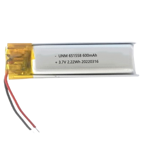 Beauty & Makeup Battery Supplier 600mAh 3.7V Lipo Battery 651558 for Hair Remover