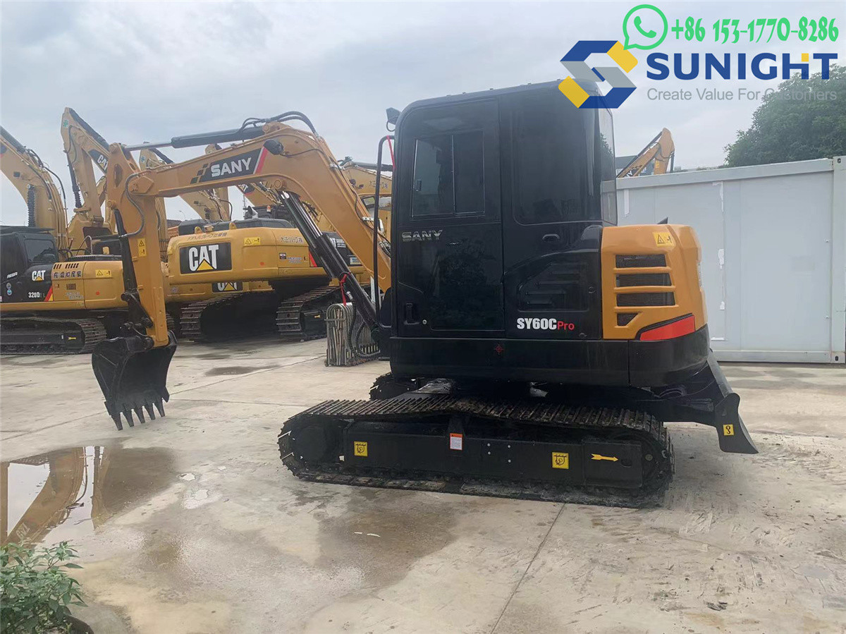 Used Mini Excavator China Sany Sy60 60 75 55 Sy55c Good Price For Used Mini Digger Sany 60C Excavator