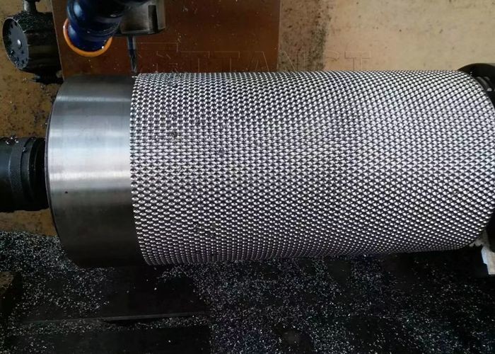 Irregular Particles Ammonium Sulfate Granules Double Roll Extrusion Granulator