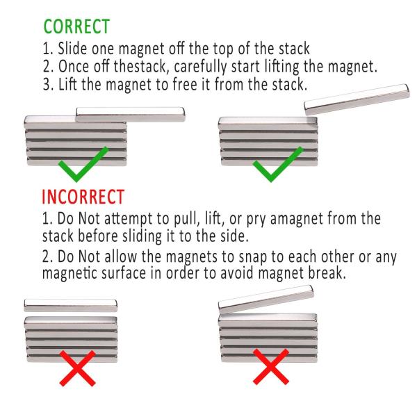 Kellin Neodymium Block Magnetics Super Strong Neodymium Magnet Bar Tool Holder 3