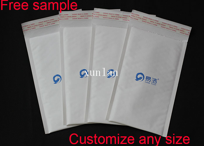 Kraft Paper Metallic Shipping Bubble Mailers 6*9 Inch Shiny / Matte Surface
