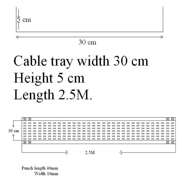 Q235 2.0mm Thickness Cable Tray Profile Roll Forming Machine