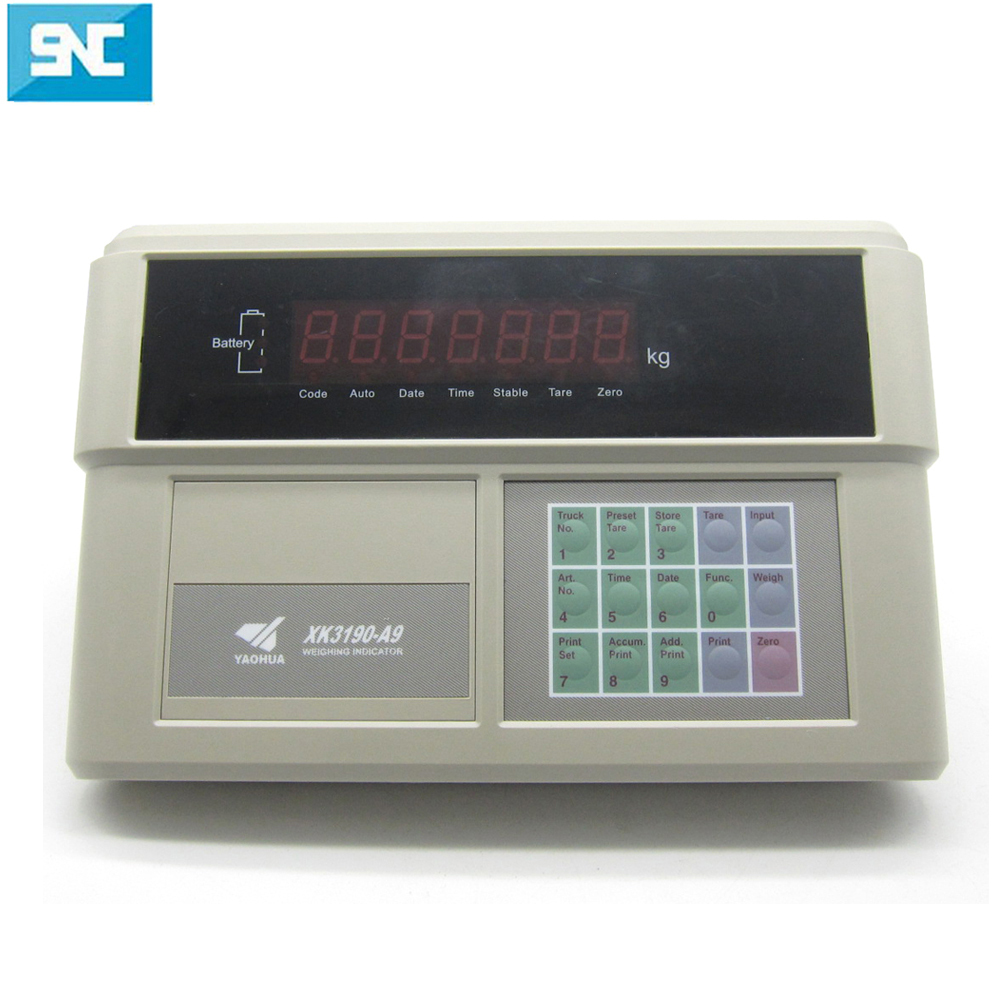  Max. connection number of load cel 8 at 350 ohm/16 at 700 ohm Yaohua A9 Truck Scale Indicator Weighing Scale Display Manufactures