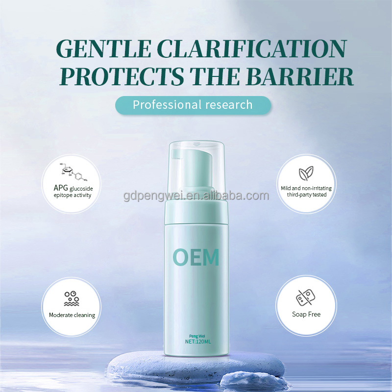 Hydrating Moisturizing Face Wash Foam Mousse Professional Cleansing Mousse Facial Cleansing Foam