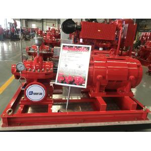 China NFPA20 Standard Electric Motor Driven Fire Pump Set , Ul Fm Pump For Fire Fighting Use on sale