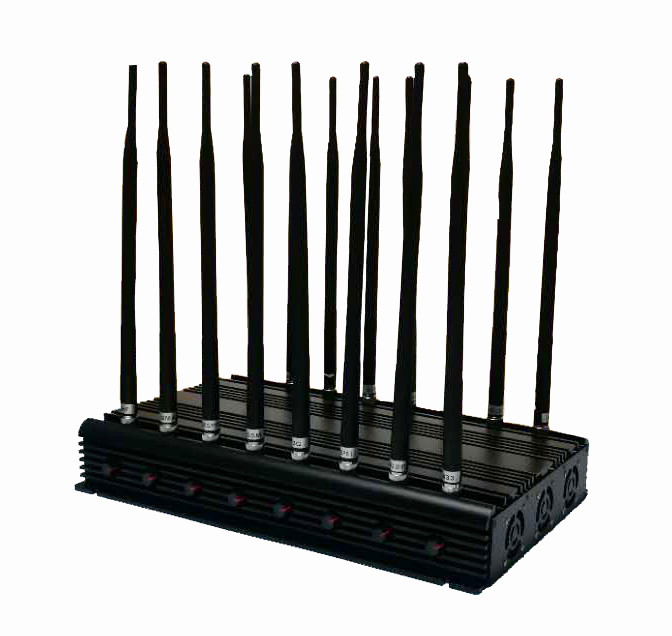 2 Watt Cell Phone Signal Jammer 16 Bands GSM CDMA 3G 4G GPS WiFi Signal EST-502F16