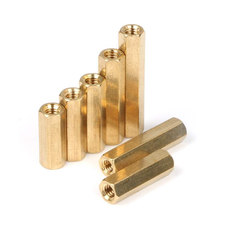 DIN Standard Plain Zinc Galvanized Hexagon Long Nut M5-120 for Connector Nut Connection