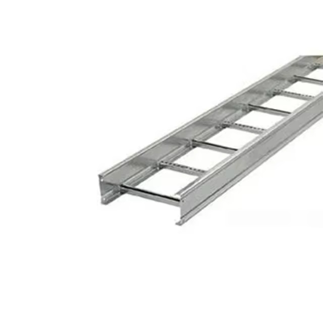 Customization Steel Weather Resistant Ladder Cable Tray with ISO9001 / Fire Certificate