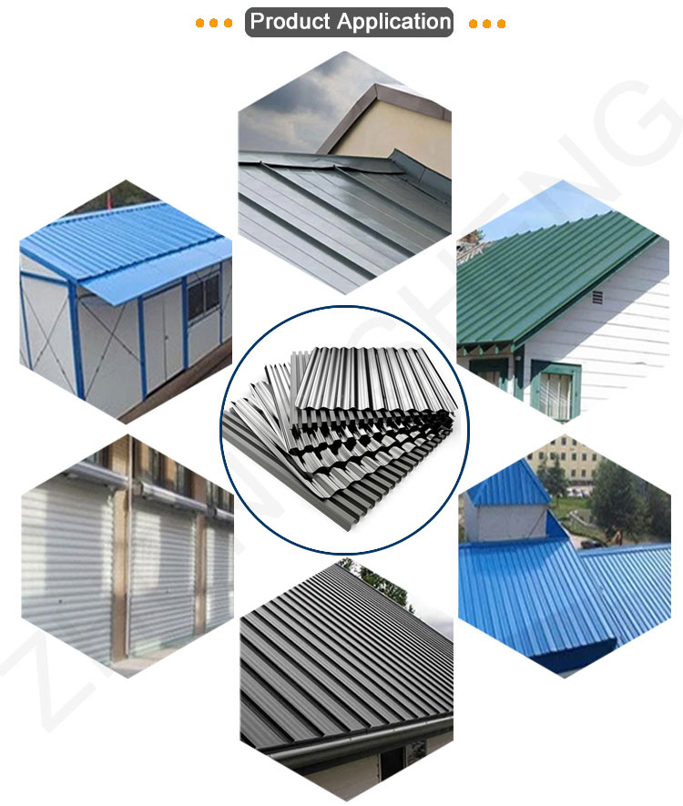 0.12mm 0.16mm 0.18mm Thickness Prime Galvanized Corrugated Steel Roofing Sheet for Ceilings in Tile Types Yx35-200-1000