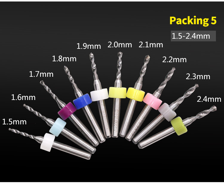 PCB FPC Tungsten Circuit Board Drill Bits 0.15mm 0.25mm 0.30mm​