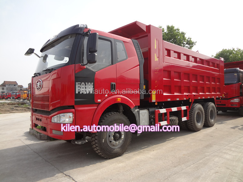FAW J6P 350HP 6x4 Mining Dump Truck 20-25 Tons Industrial Tipper Truck