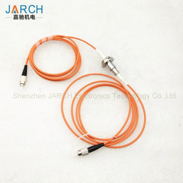 Professional Stainless Steel Fiber Optic rotary joint / FORJ electrical