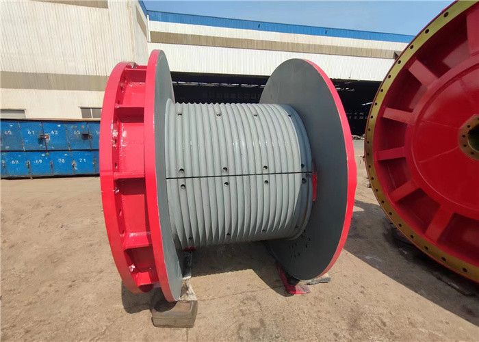 Carbon Steel LEBUS Sleeves Plug Welded To The Smooth Drum For Winding Wire Rope