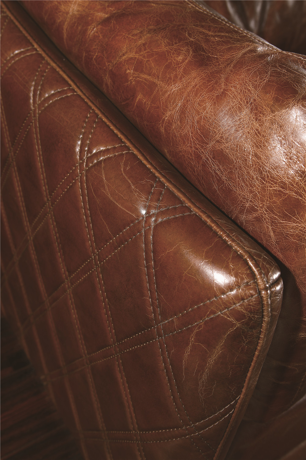 Compact Comforatble Leather Sofa Loveseat , Pure Leather Couches Relax Style