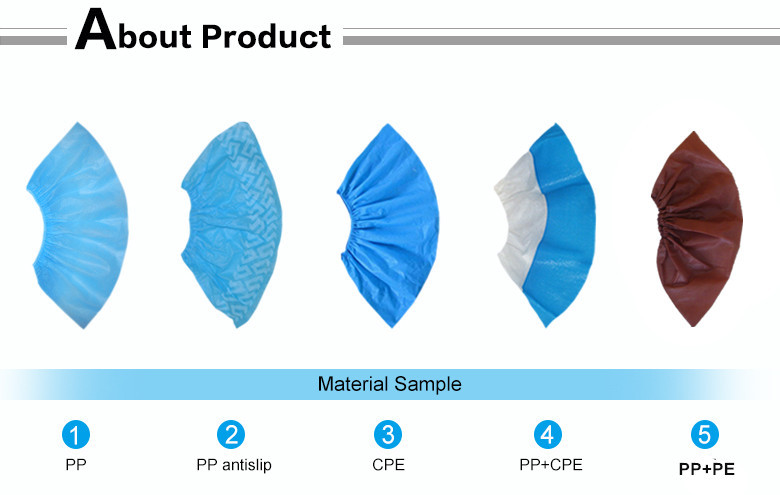 Factory price disposable protective non woven shoe cover