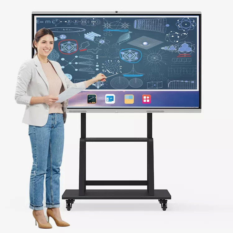  CE ROHS FCC HDMI Interactive Screen Display Electronic Flat Panel Manufactures