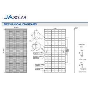 Ja High Efficient Mono PV Solar Panel Perc Jam72d30-550/Gb 550w 540w
