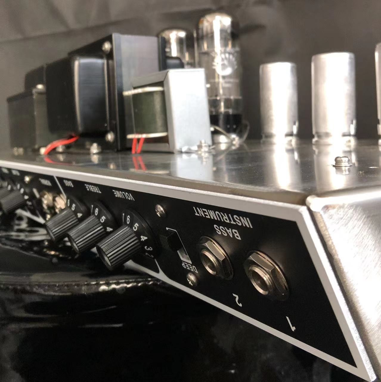 Custom 64' Bassman Blackface Deluxe Reverb Amp Head Fender Style