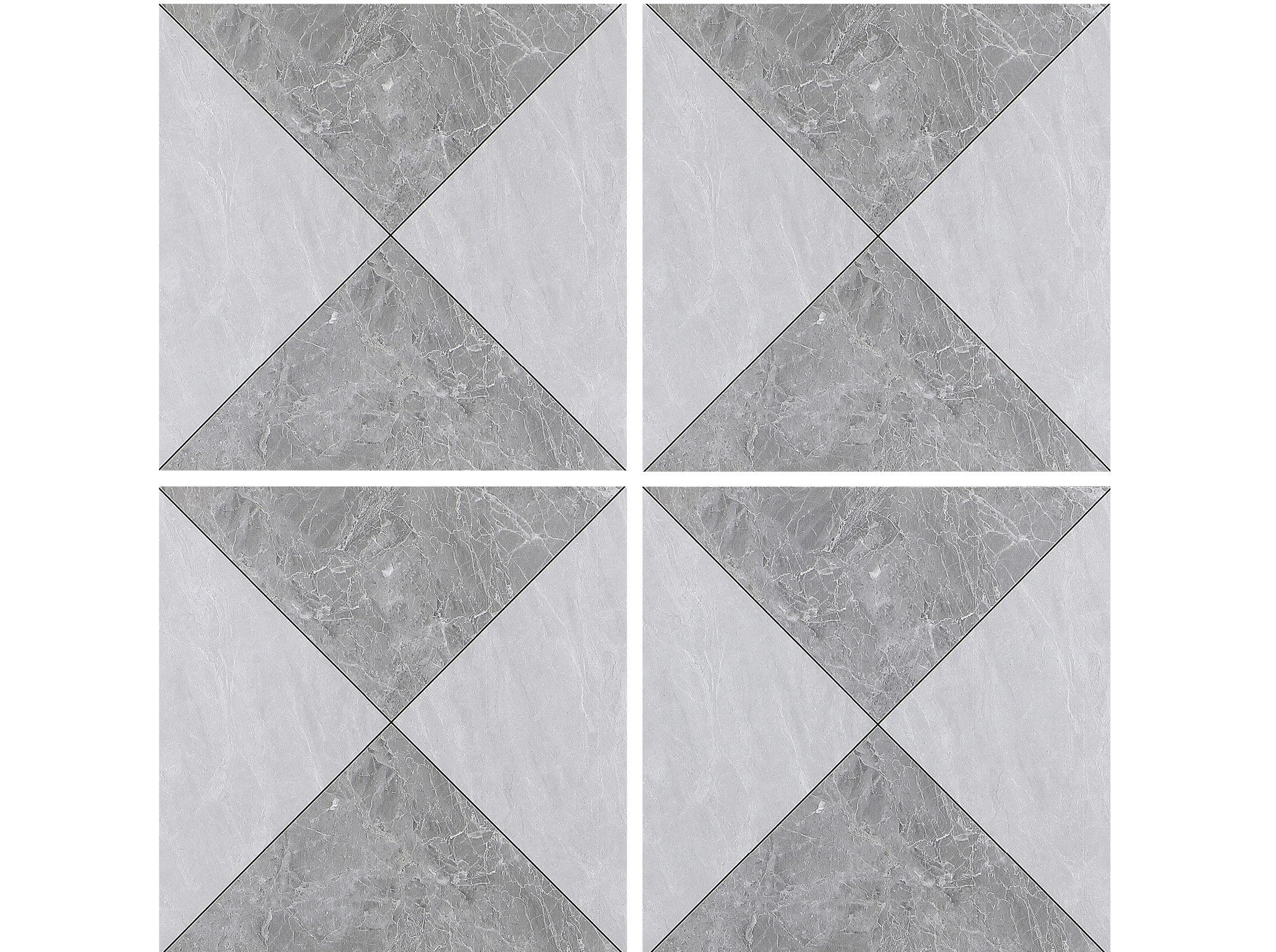Matt Glazed Ceramic Rustic Tiles For Living Room 400x400mm Decor