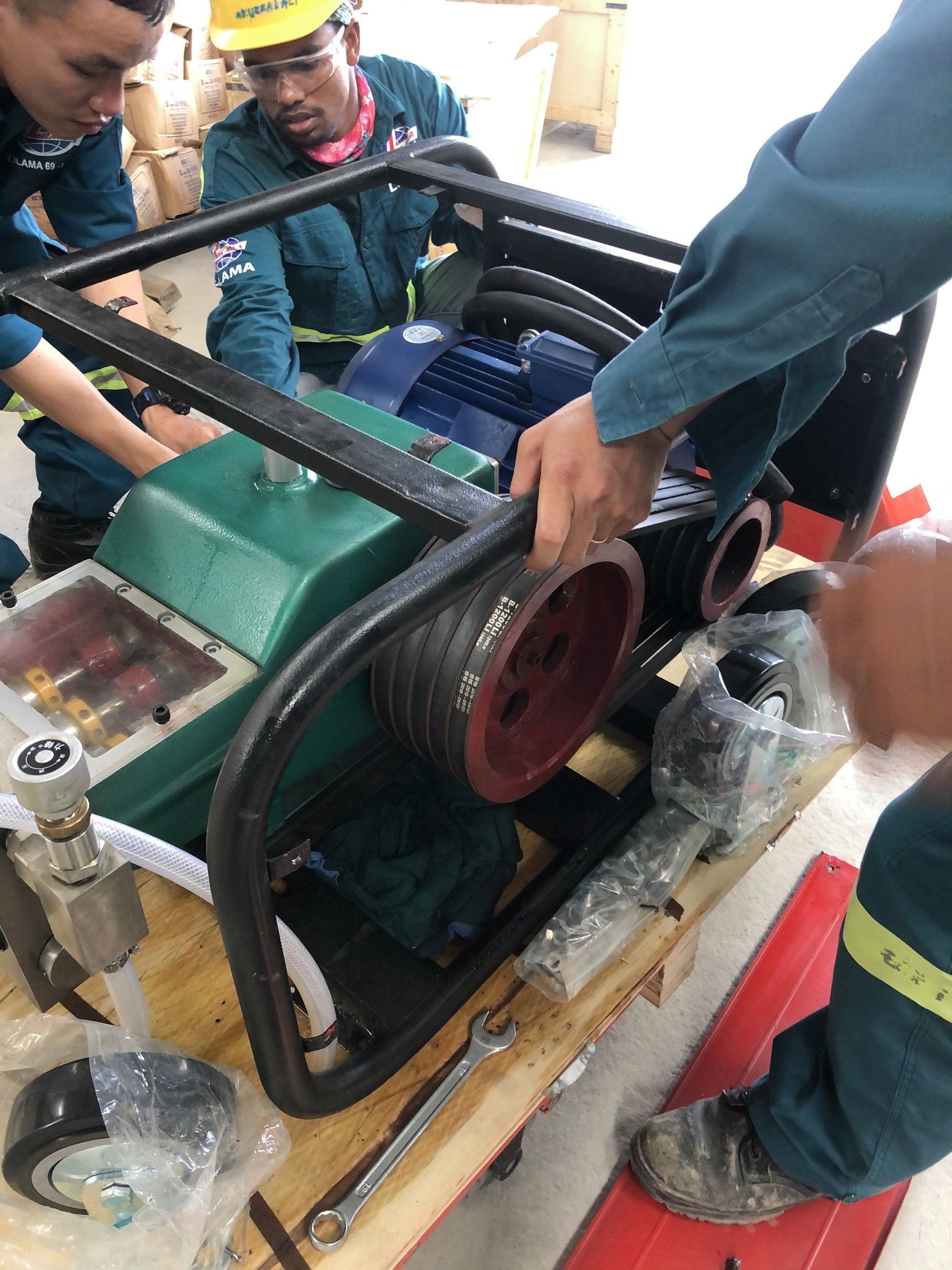Electric Motor Explosion Proof Hydro Test Pump High Pressure Testing System
