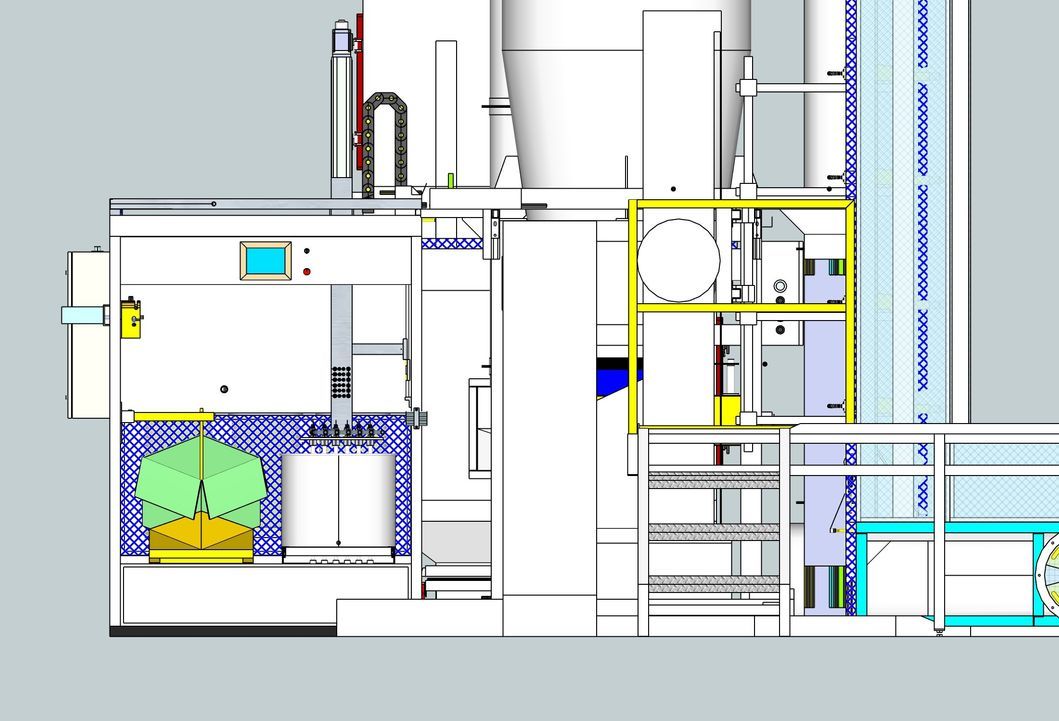 Electrostatic Powder Supply Center Close Circuit Powder Coating Equipment Made in China