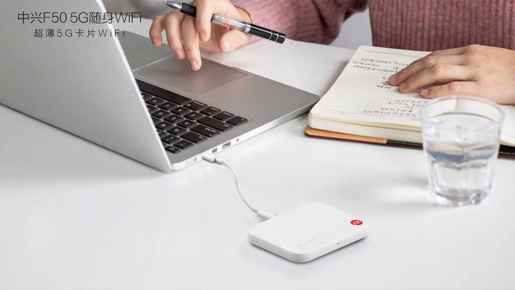 NEW Original ZTE F50 5G Pocket WIFI Router Repeater Sub-6 SA/NSA Outdoor Hotspot DL1.6Gb/s UL 225Mb/s WiFi Sim Card Modem