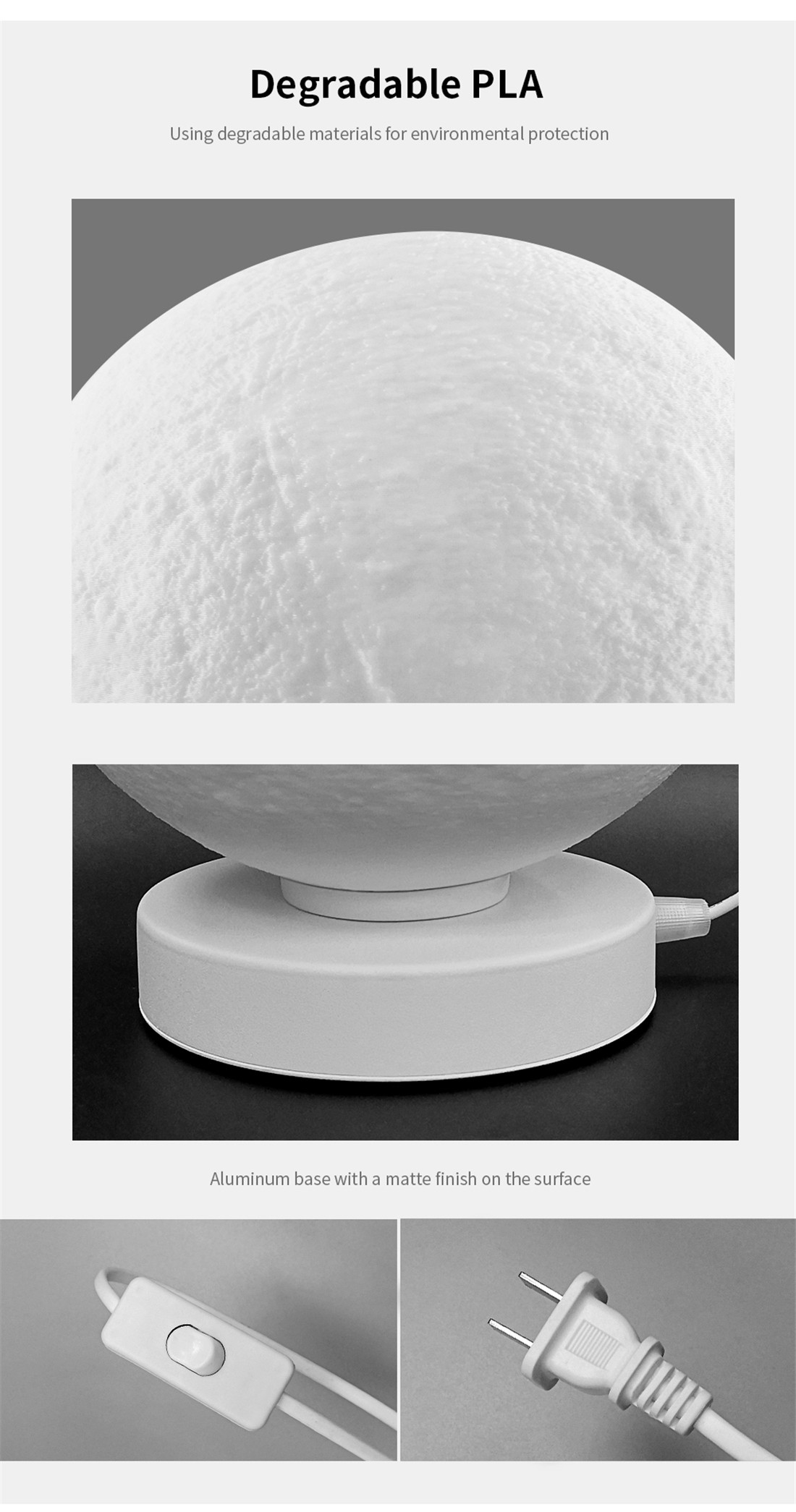 3D PRINT RGBW MOON / Earth RGBW