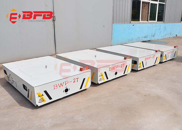 Precast Concrete Trackless Transfer Cart For Material Handling Customized Color
