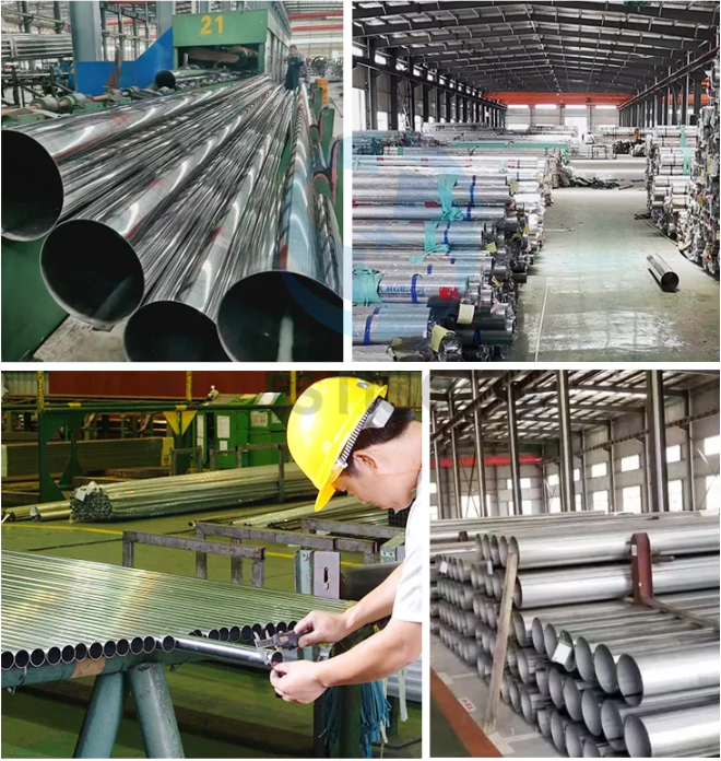 Warehouse 316L Square Stainless Steel Tube Building Materials Ss Pipe ASTM A554