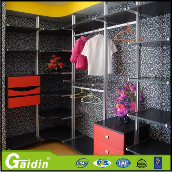 hottest luxury aluminum profile modern design bedroom furniture cloth modular