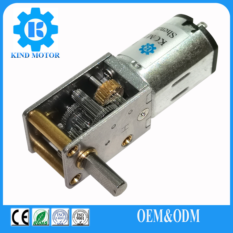 low noise small 1.5v 3v 3.7v 5v 6v 12v low rpm high torque 12mm gm12 n10 n20 n30 dc flat reducer spur gear box electric motor