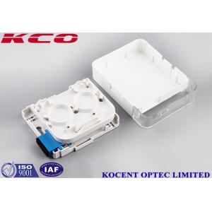 1 Port SC Duplex Fiber Optic Termination Box with Wallmount Socket for 2 Cores