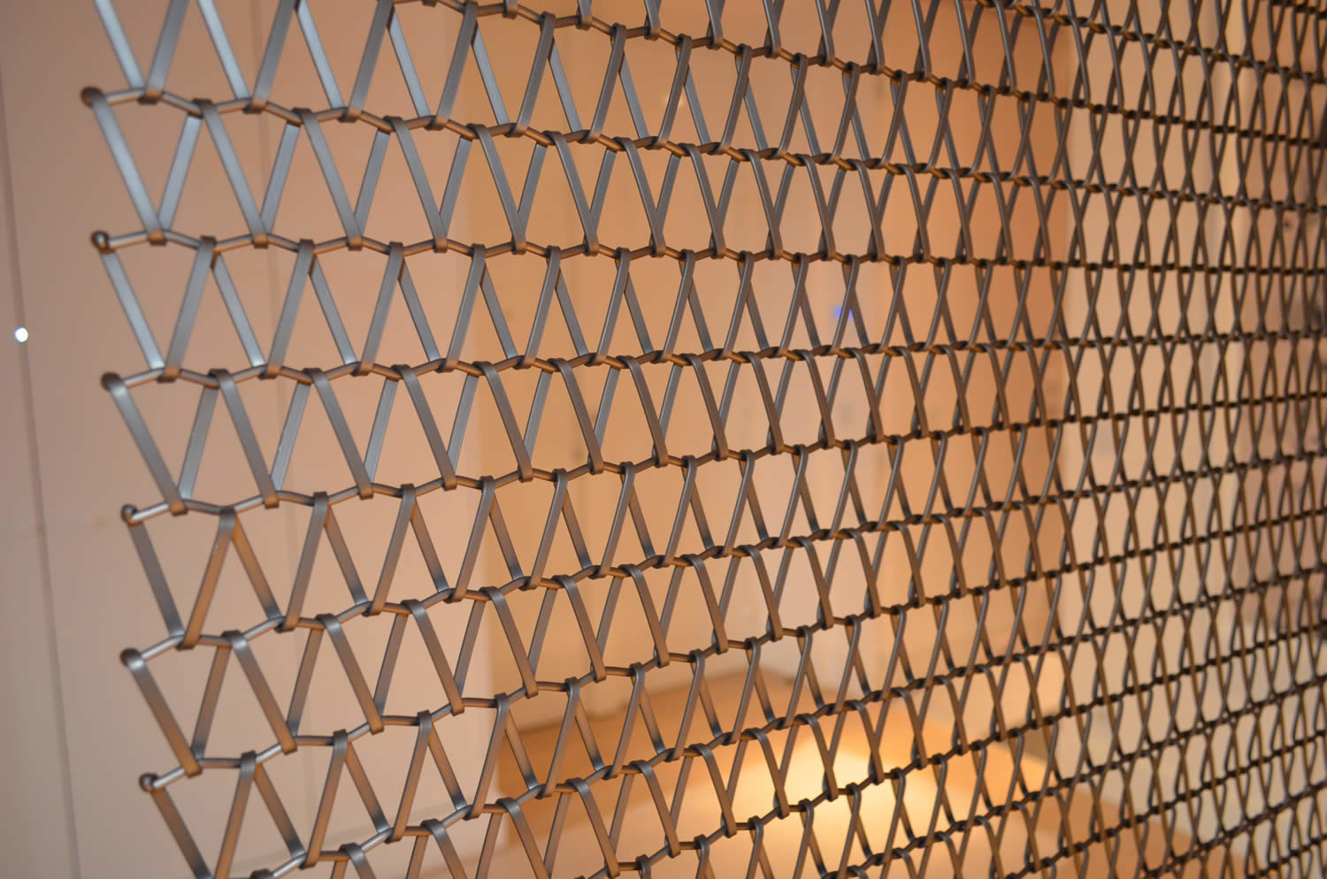 2MM Thickness Square Decorative Woven Wire Mesh For Project