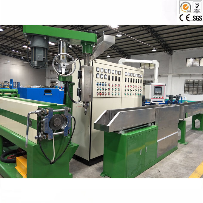 High Capacity Wire And Cable Machinery / Power Cable Jacket Extrusion Line