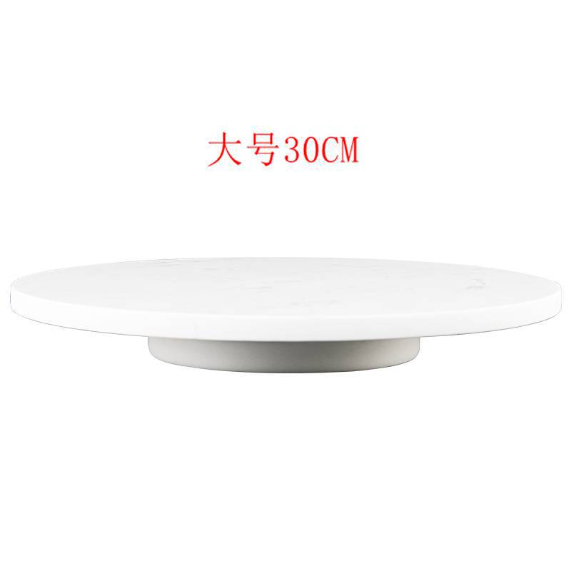 Acacia wood Cake Plate Tray Turntable Rotating Cake Stand Cake Decorating Rotary Table For Kitchen