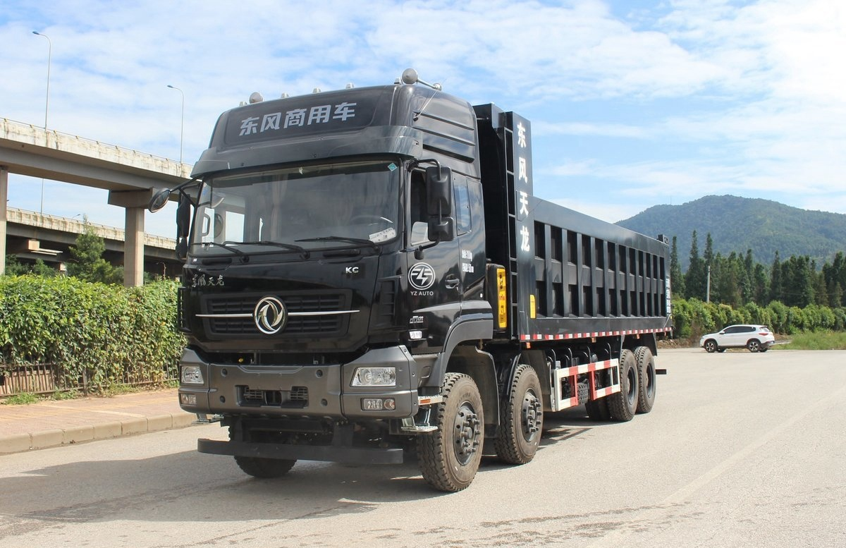 190hp Dongfeng Cargo Truck and 5 Ton Volume Sand Tipper Truck for Engineering Transport