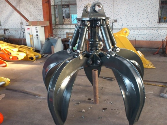 Q355B Hydraulic Grapple Scrap Grabber For PC EX PC 3-75 Ton Excavator