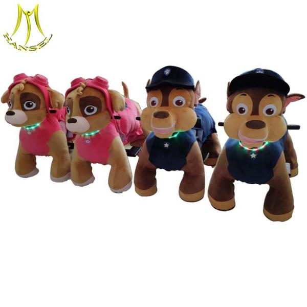 Hansel amusement motorbike ride battery power stuffed animal scooter for party