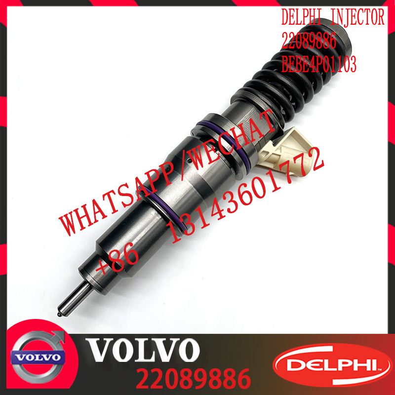 22089886 BEBE4P01103 Common Rail Diesel Fuel Injector Assy 22089886 BEBE4P01103 E3.27 for V-O-L-V MD13