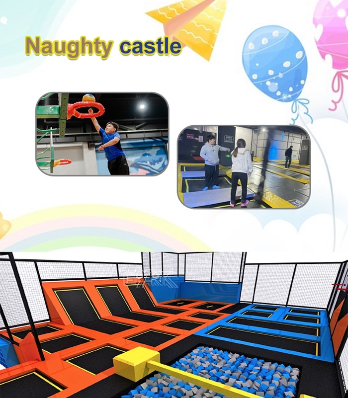 Indoor Jump Trampoline Park Equipment For Children And Teenager