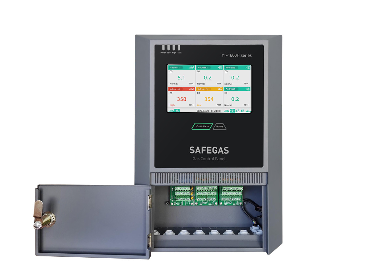 Explosion Proof Bus Mode Gas Alarm Controller With 32G Standard SD Card Storage