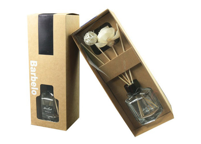 Retail Perfume Packaging Boxes , Small Coloured Cardboard Storage Boxes With Lids