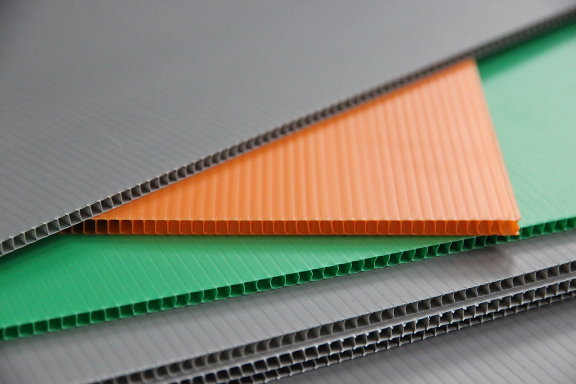 Multiple Color Corrugated Floor Protection , Corrugated Plastic Floor Protector